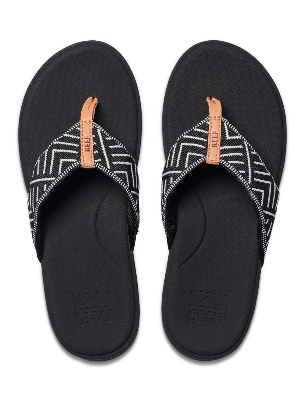 Reef Cushion Cloud platform flip TX black geo